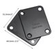 thumbnail image 2 of Placa de cuello de guitarra eléctrica Junta Junta de hierro de repuesto con tornillos de montaje Likrtyny Para estrenar, 2 of 6