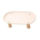 thumbnail image 5 of Comedero elevado para gatos con soporte antivómito para proteger el cuello del gato. Estación de alimentación moderna. Beige 31cmx17cm, 5 of 9