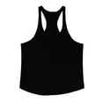 thumbnail image 5 of Wxolcjlv Solid Slim Fit Y Back Workout Tank Top for Men Sleeveless Stretchy Gym Training Athletic Camisole, 5 of 5