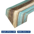 thumbnail image 2 of Mesa Camino 108" x 13", Retro Algod?n Lino Mesa Camino, Verde y Azul Unique Bargains caminos de mesa, 2 of 6