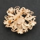 thumbnail image 3 of Broche de cristal de cristal floral elegante, joyería de moda / de mujeres Rosado Yinane Pin de la broche, 3 of 6