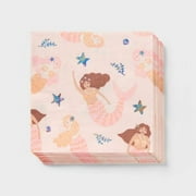 Pink Mermaid Lunch Napkin 30ct