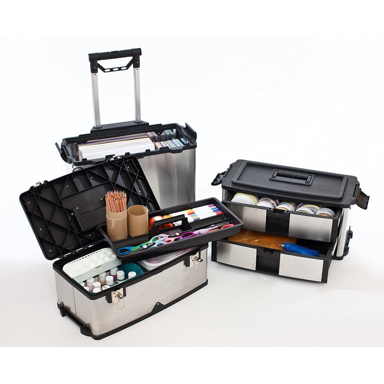 ★3 万年筆セット 黒シルバーとシルバーターコイズ★ Trinity THL-SB4P32 3 in 1 Suitcase Tool Box, 33 x 22.5 x 14.5