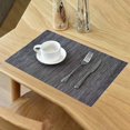 thumbnail image 3 of LinyerSimple Design Table Mat Eco-friendly PVC Table Dining Pad Waterproof Heat Insulation Tablecloth, White, 3 of 4
