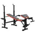 thumbnail image 1 of Soozier Adjustable Weight Bench with Leg Developer Barbell Rack for Weight Lifting and Strength Training Multifunctional Workout Station for Home Gym Fitness, 1 of 9