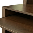 thumbnail image 4 of KEHOMY Home Office Computer Desk with Hutch,Walnut, 4 of 8