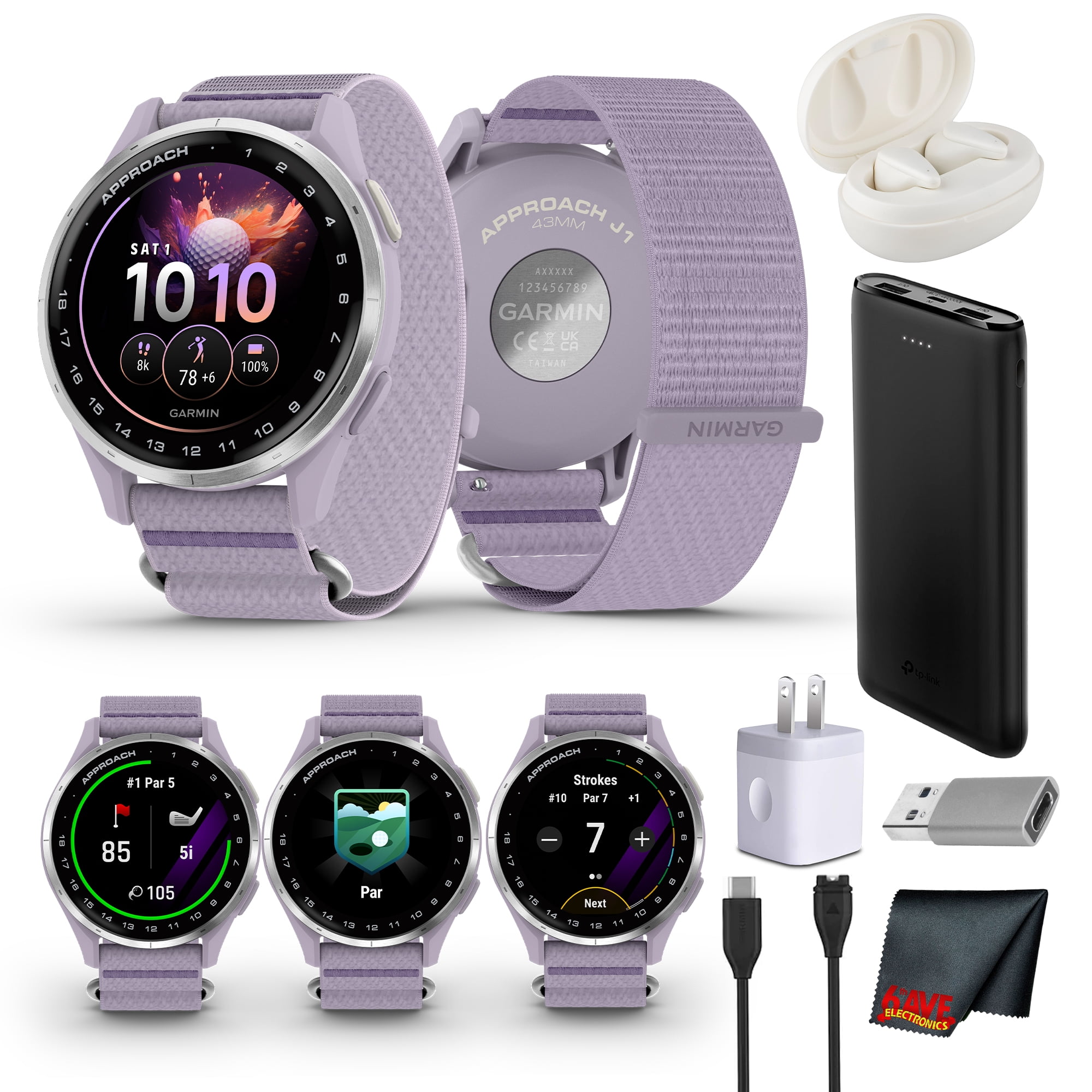 Garmin Approach S40 GPS Golf Smartwatch in White - Walmart.com