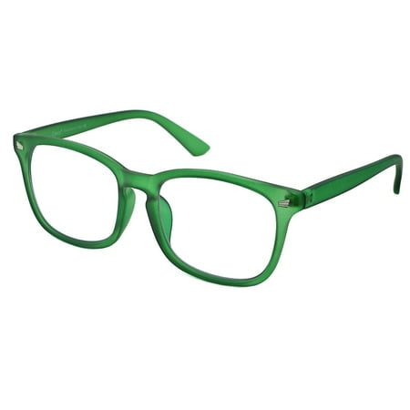 Video Gaming Glasses Cyxus Matte Green Blue Light Blocking Computer Gaming Glasses for Reduce Eyestrain UV, Gift for Men/Women ()