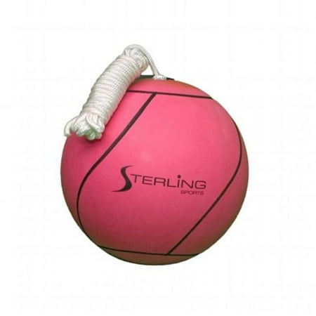 Sterling Sports Full Size Tetherball Ball with Rope  Pink