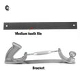 thumbnail image 2 of Adjustable Curved Tooth Steel File Holder Car Body Polisher Files 14Inch Files C, 2 of 8