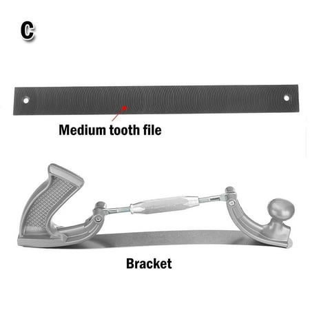 

Fule Adjustable Curved Tooth Steel File Holder Car Body Polisher Files 14Inch Files