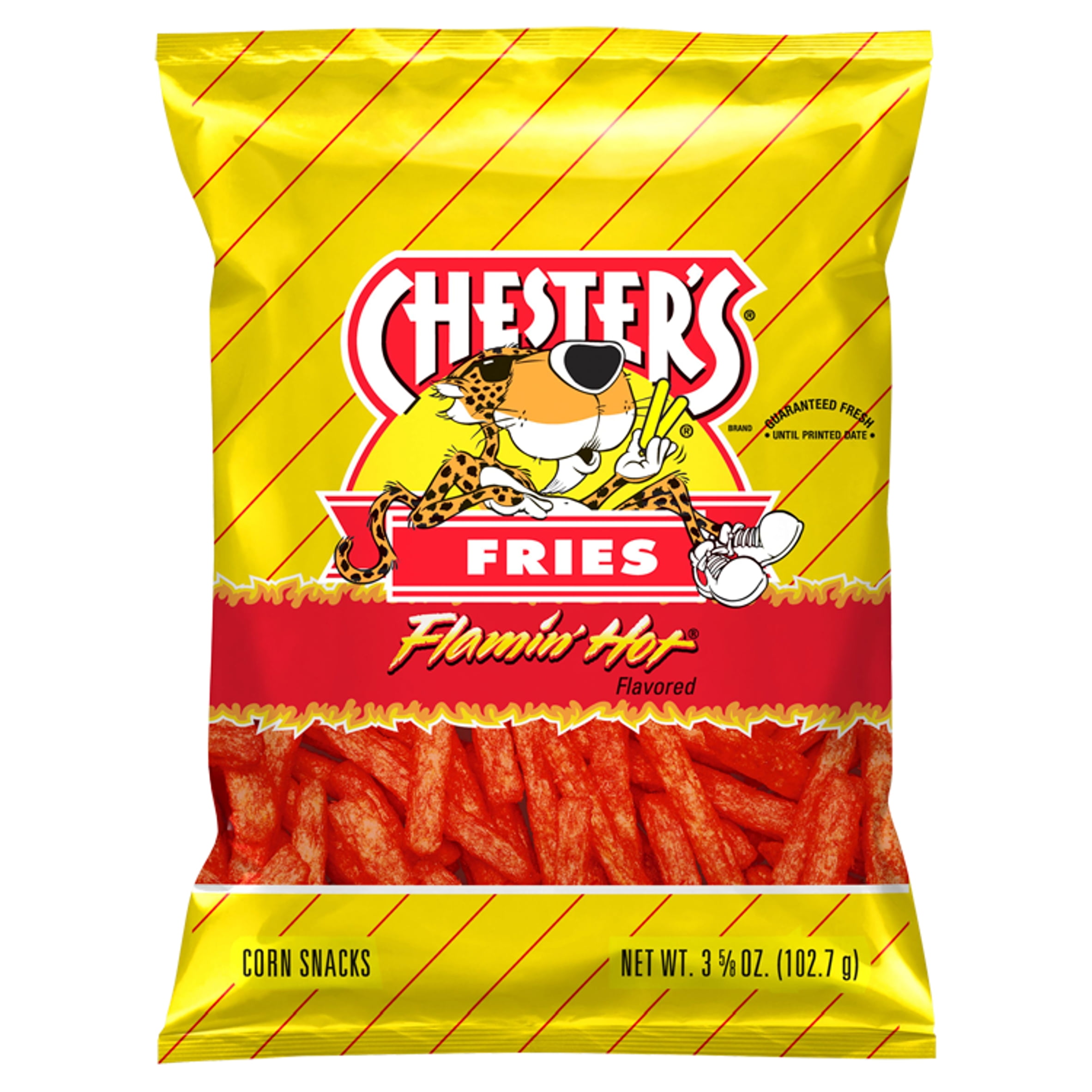 Chester's Fries Corn Snacks Flamin' Hot Flavored 3 5/8 Oz
