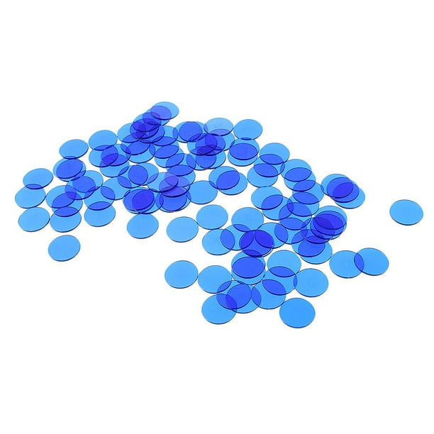 Jetons de jeu de bingo jetons de jeu de bingo professionnels Accs  plastiques de couleur bleue 300 pc 