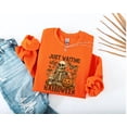 thumbnail image 3 of Comfort Colors 1717 Just Waiting for Halloween Skeleton Pumpkin T-Shirt 100% Cotton - Gift for Halloween, 3 of 6