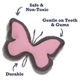 thumbnail image 4 of Country Living Canvas & Jute Butterfly-Shaped Dog Chew Toy – Durable, Safe and Non-Toxic, 4 of 5