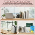 thumbnail image 6 of Uxcell Folder Organizer Stand, 7 Slot Metal Heart Shaped File Rack File Holder for Desk Magazine Letter Paper Mail Home Office Decor Magazine Letter Paper Mail, Silver Tone, 6 of 6