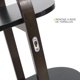 thumbnail image 5 of repisa bambú para baño 2 niveles mdf negro, 5 of 5