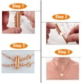 thumbnail image 3 of 8 Pieces 4 Sizes Slide Clasp Lock Necklace Connector Multi Strands Slide Tube Clasps with Storage Box for Layered Bracelet Necklace Jewelry Crafts, 3 of 7