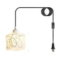 thumbnail image 1 of Ceiling Light Plug In Modern Minimalist Dining Room Kitchen Island Glass White Farmhouse Lighting Fixtures Hanging Pendant Light Plug In, 1 of 4