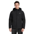 thumbnail image 2 of ororo Men's Upgraded 4-Zone Heated Jacket with Battery and Detachable Hood, for Hiking, Skiing & Camping (Neutral Black, S), 2 of 11