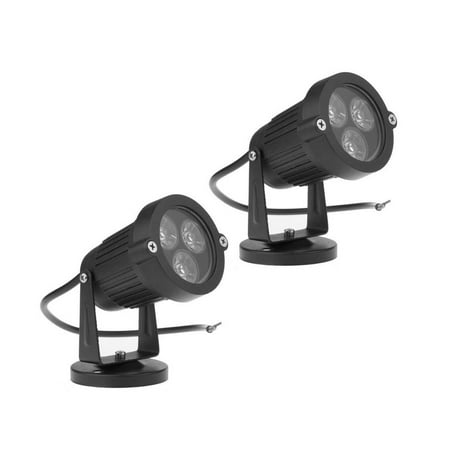 

TS 9W LED Bulbs Lawn Lamps 85-265V Flat Base IP65 Waterproof Outdoor Spike Lights white