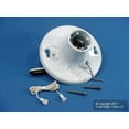 thumbnail image 2 of Leviton 8827-CW2 One-Piece Urea Outlet Box Mount, Incandescent Lampholder, White, 2 of 3