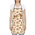 thumbnail image 3 of Fuzoiu Tropical Desert Print Kitchen Cooking Aprons,Kitchen Cooking BBQ Aprons,Chef Apron with 2 Pockets for Men Women,Art Aprons for Painting Pottery Ceramics, 3 of 7
