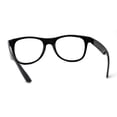 thumbnail image 2 of Classic Hipster Plastic Horn Rim Blue Light Filtering Computer Glasses Black, 2 of 4
