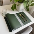 thumbnail image 3 of CSChome Table Mat Nordic Style Insulation Pad: Faux Leather Dining Table Place Mat for Daily Use, 3 of 7