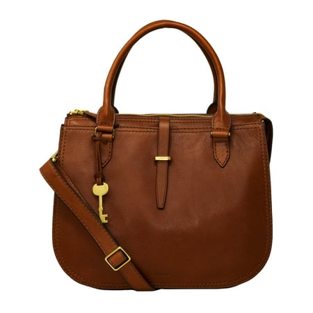 - Fossil Women's Ryder Leather Top-Handle Satchel - Brown