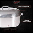 thumbnail image 2 of Cajun Cookware Aluminum Roaster Pan with Lid - 15-inch Roasting Pot - Easy to Clean Oval Cookware, 2 of 5
