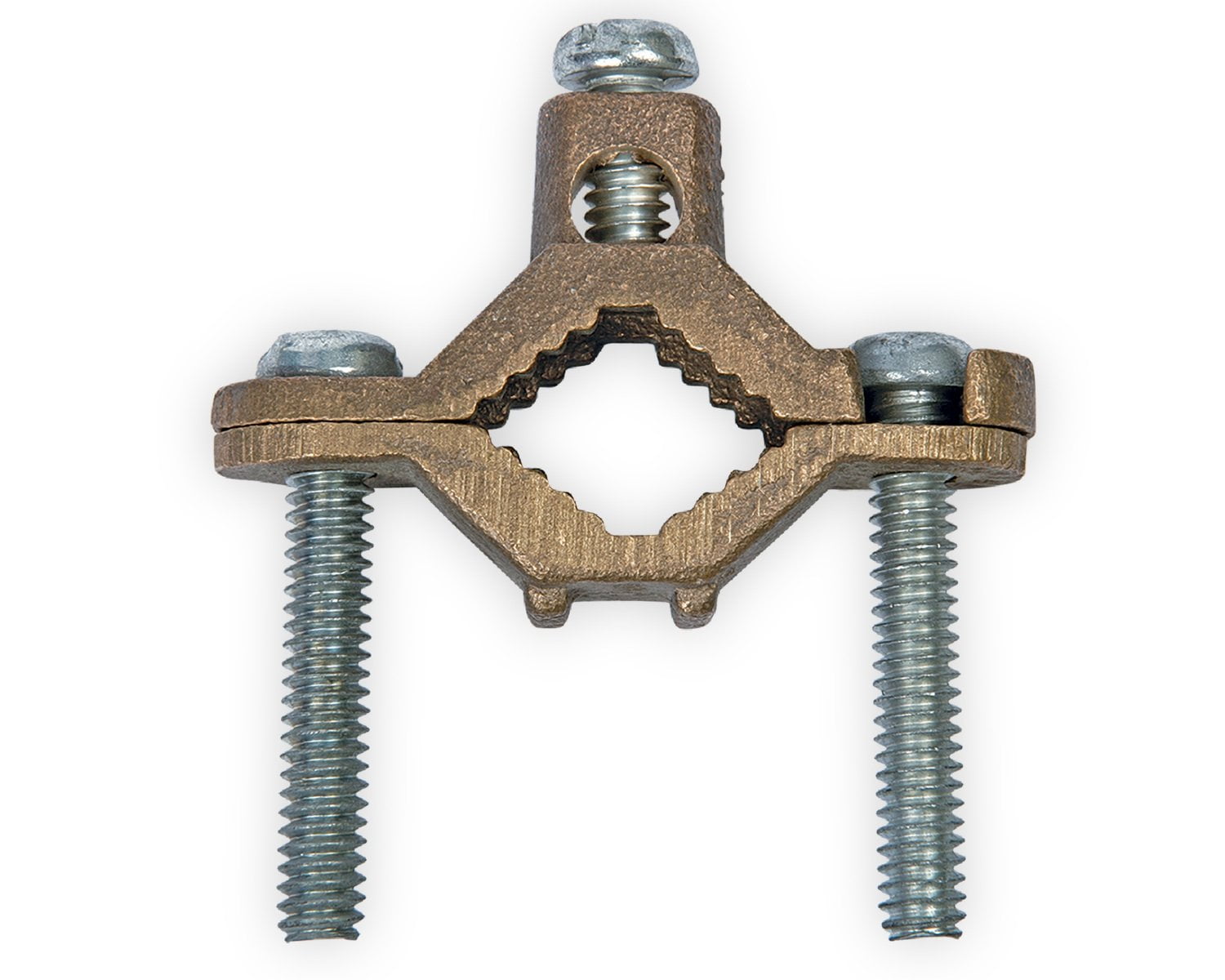 Galvan Electrical G2124 Copper Alloy Bolted Waterpipe Ground Clamp 21/