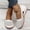 Clear, variant on Antqov Slippers for Women, Fashion Flower Women Slip-On Open Toe Wedges Heels Causal Slipper Slides Shoes