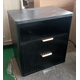thumbnail image 2 of VERDALAY Mesita de noche con 2 cajones Mesita de noche con estación de carga Mesita auxiliar con toma de corriente para ahorrar espacio Escritorio de madera para dormitorio Escritorio de esquina, 2 of 15