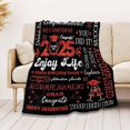 thumbnail image 4 of Graduation Soft Throw Blanket 2025, Birthday High School College Graduation Gifts for Daughter Son from Mom Dad, Class of 2025 Graduation Blanket Gifts for Him Her, 4 of 5