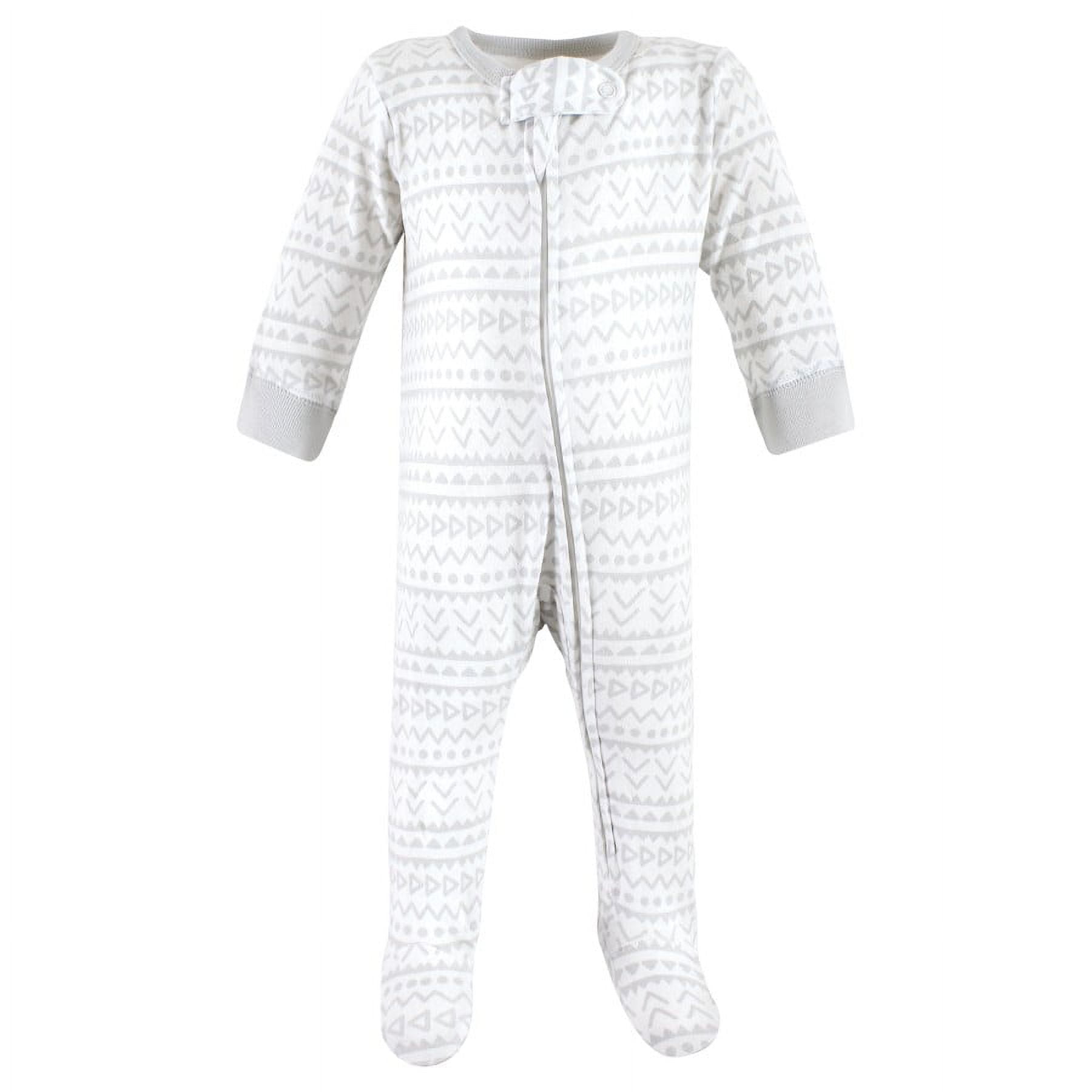 Touched by Nature Infant Boy Organic Cotton Sleep and Play, Boy Endangered Safari, Preemie
