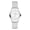 Silver, variant on Women's Stretch Band Watch: Geometric Triangle Markers Luminous Hands Analog Quartz Elastic Strap Wistwatch - Casual Gift