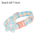 thumbnail image 2 of Collar de perro con flores, collar ajustable con estampado floral, collar para mascotas para perros pequeños, medianos y grandes, 2 of 5