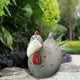 thumbnail image 1 of Estatuas decorativas para valla de pollo, divertida estatua de gallo de boca grande para decoración de Patio y Rancho, 1 of 5