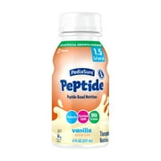 PediaSure Peptide 1.5 Cal, Peptide-Based Formula, Vanilla, 8-fl-oz Bottle, Pack of 24