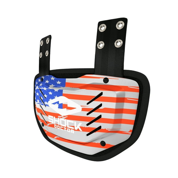 Shock Doctor Sport Showtime Back Plate Flag OSFA