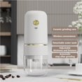 thumbnail image 1 of Electric Coffee Machine Portable One-button Start Automatic Power Off Rechargeable Small Coffee Bean Grinder New, 1 of 6