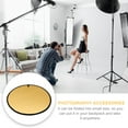 thumbnail image 3 of Photographers 5 in 1 Design Portable Light Reflection Reflector 1Set 23.58x23.58x0.39in, 3 of 8