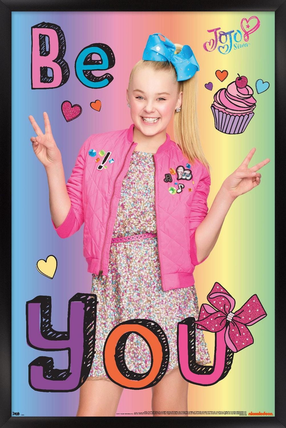 JoJo Siwa - Be You Wall Poster, 22.375" x 34"