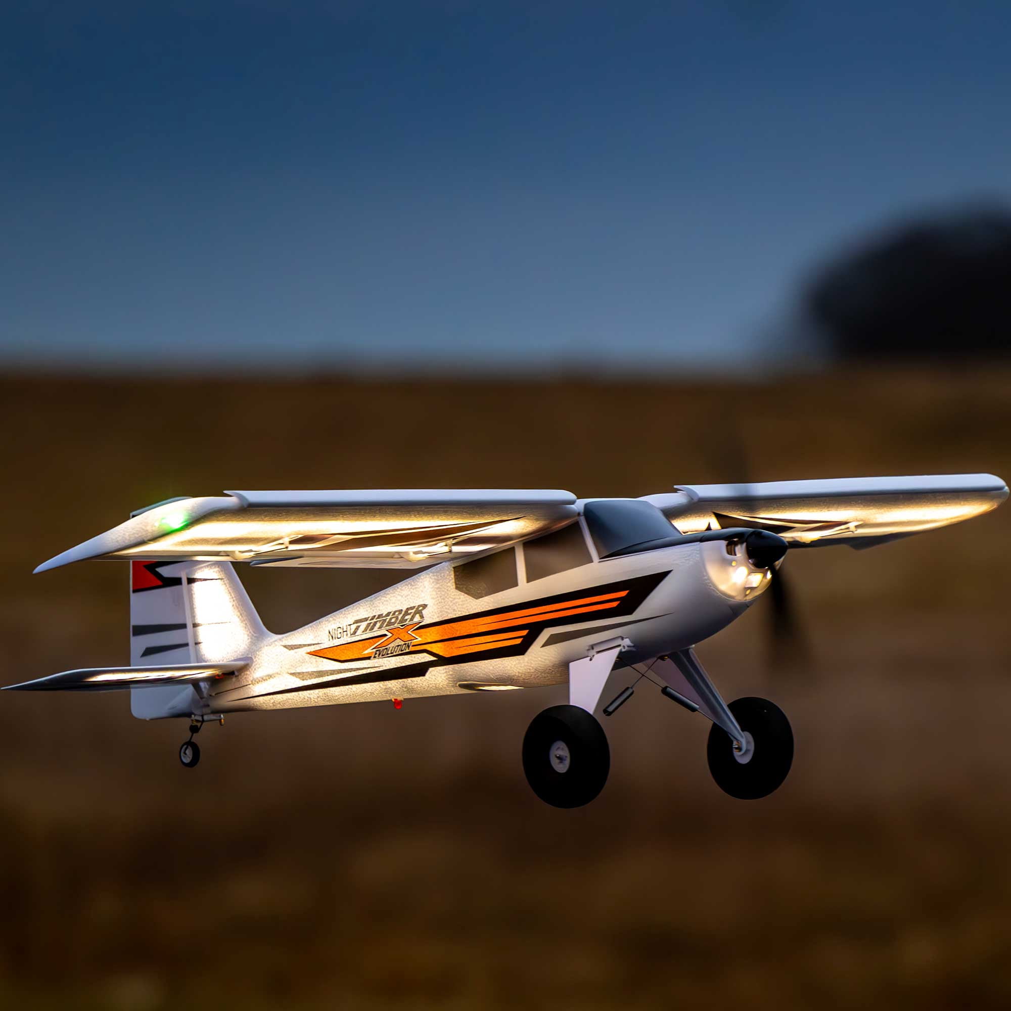 E-flite Night Timber X Evolution 1.2m BNF-Basic with AS3X and SAFE Select EFL013850 RC Sport Airplanes