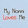 thumbnail image 2 of CafePress - My Nonni Loves Me Infant Bodysuit - Baby Light Bodysuit, Size Newborn - 24 Months, 2 of 4