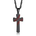 thumbnail image 1 of Collar deportivo para hombres y niños, collares cruzados de béisbol de acero inoxidable Unisex personalizados/collar de fútbol/baloncesto con, 1 of 5