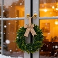 thumbnail image 6 of 1Pcs Artificial Greenery Spring Summer Swag Wreaths, Eucalyptus Candle Rings & Kitchen Cabinet Wreaths with Ribbon for Front Door, Porch, Wall, Window, Farmhouse Decor 15.7 Inch Green, 6 of 7