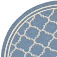 thumbnail image 4 of Safavieh Tapis d'Intérieur et d'Extérieur Bleu - Rond 7 Pieds10 Pouces, 4 of 5