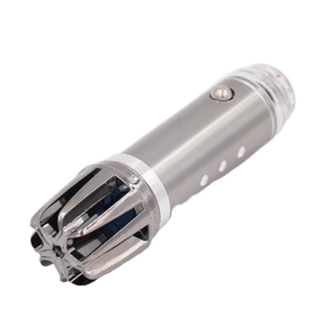 Mini - Ambientador de aire Universal portátil 12V Auto Interior Refresco Mejora de la mejora Olor Olor Limpieza Automóvil Accesorio Gris Methold VI014340-02B